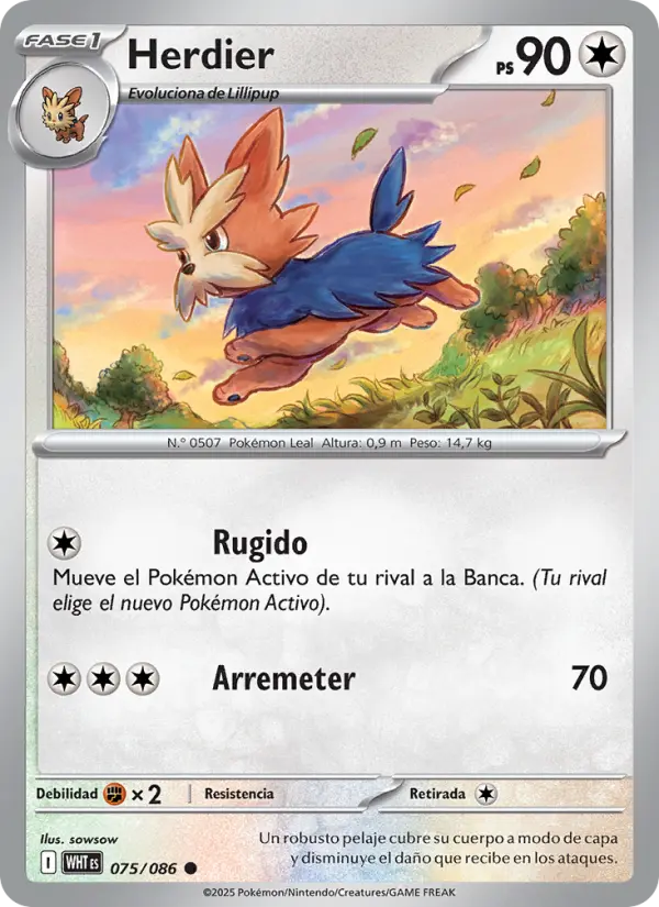 Herdier, Llama Blanca No. 075
