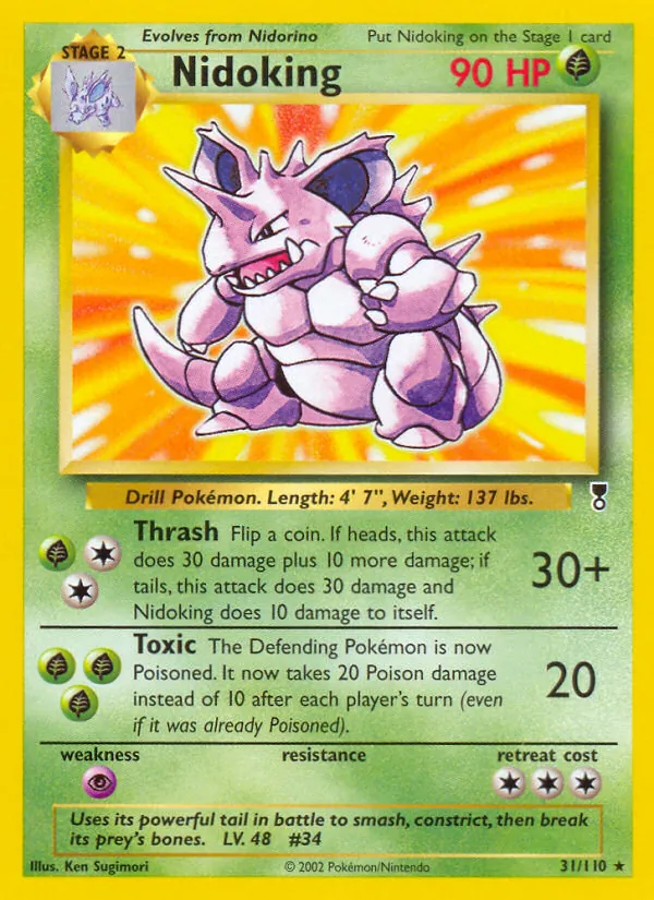 Nidoking, Legendary Collection Nº 31