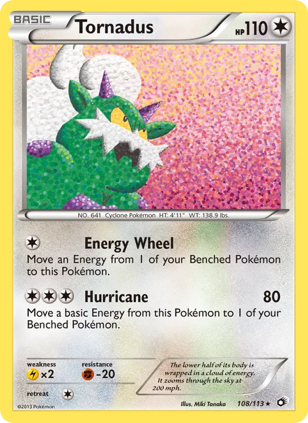 Tornadus, Legendary Treasures No. 108