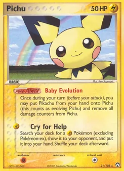 Pichu, Power Keepers No. 21 Normal