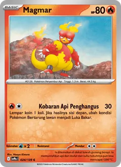 Magmar, Ikatan Takdir Nº 024 Normal
