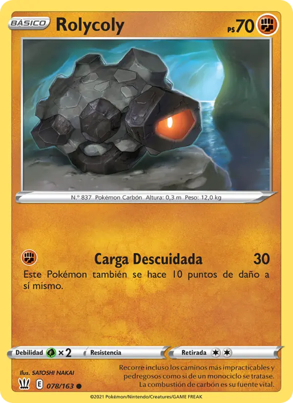 Rolycoly, Estilos de Combate No. 78