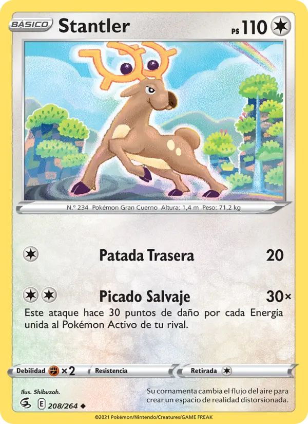 Stantler, Golpe Fusión No. 208