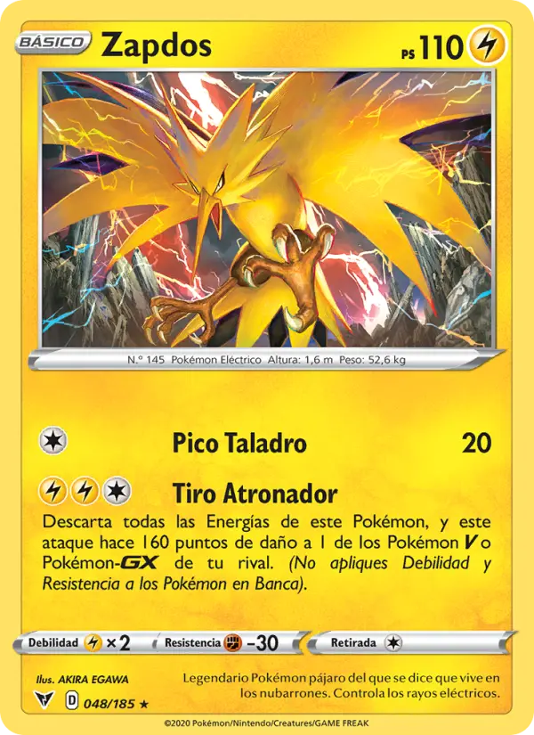 Zapdos, Voltaje Vívido No. 48