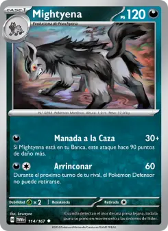 Mightyena, Mascarada Crepuscular No. 114 Normal