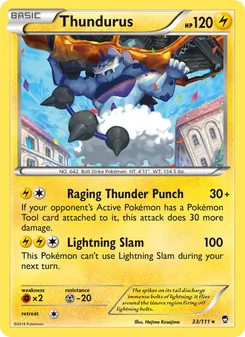 Thundurus, Furious Fists No. 33 Normal
