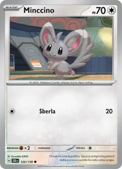 Minccino, Avventure Insieme No. 125 Normal