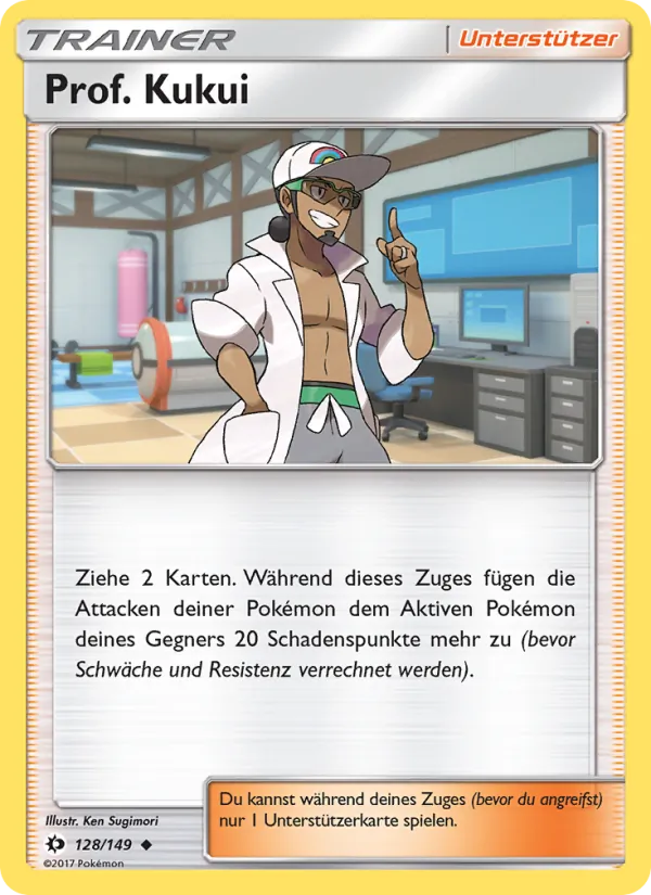 Prof. Kukui, Sonne & Mond Nº 128