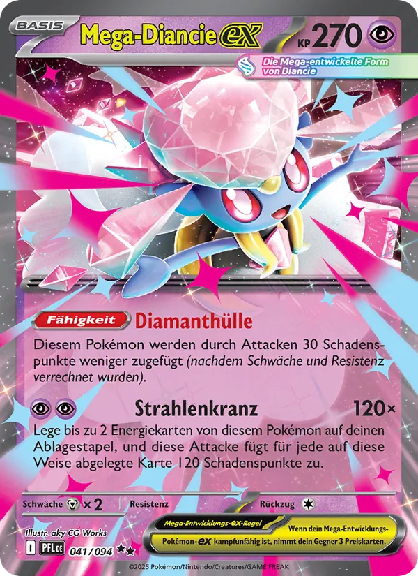 Mega-Diancie-ex, Fatale Flammen No. 041
