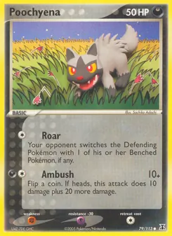 Poochyena, Delta Species Nº 79 Normal