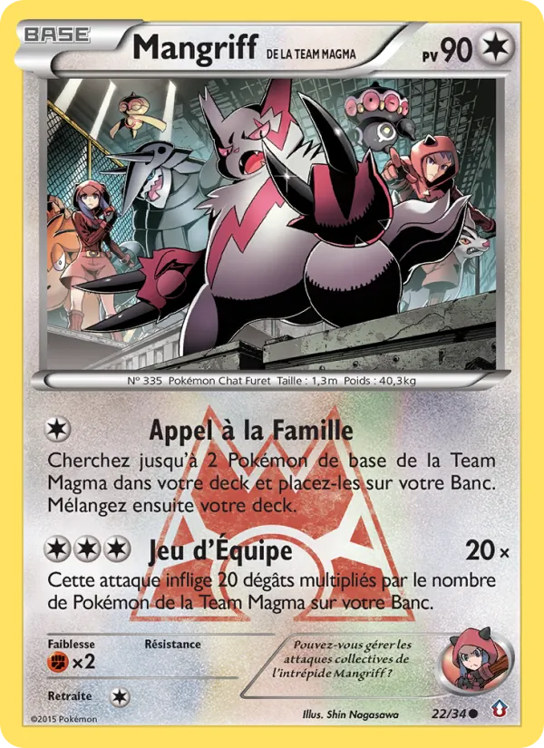 Mangriff de la Team Magma, Double Danger No. 22