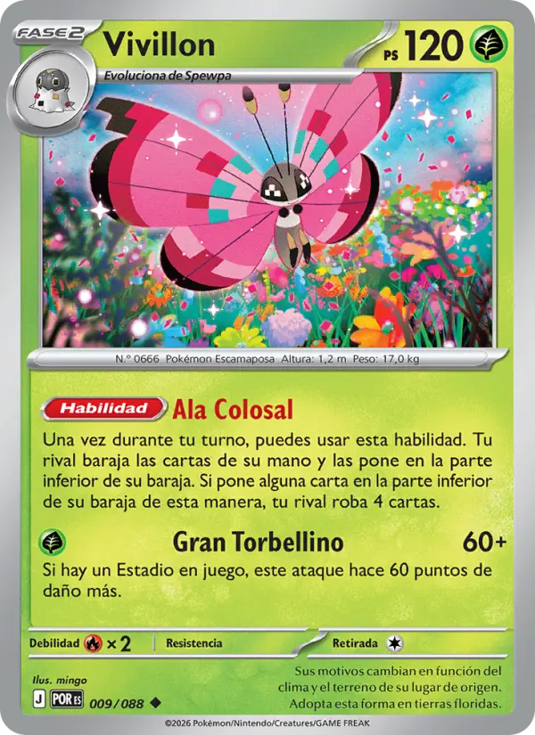 Vivillon, Equilibrio Perfecto No. 009