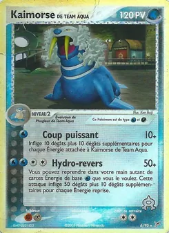 Kaimorse de Team Aqua, EX Team Magma vs Team Aqua No. 6 Holo
