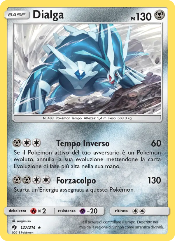 Dialga, Tuoni Perduti Nº 127