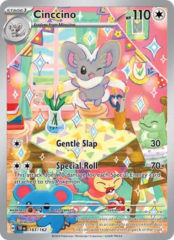 Cinccino, Temporal Forces No. 183 Holo