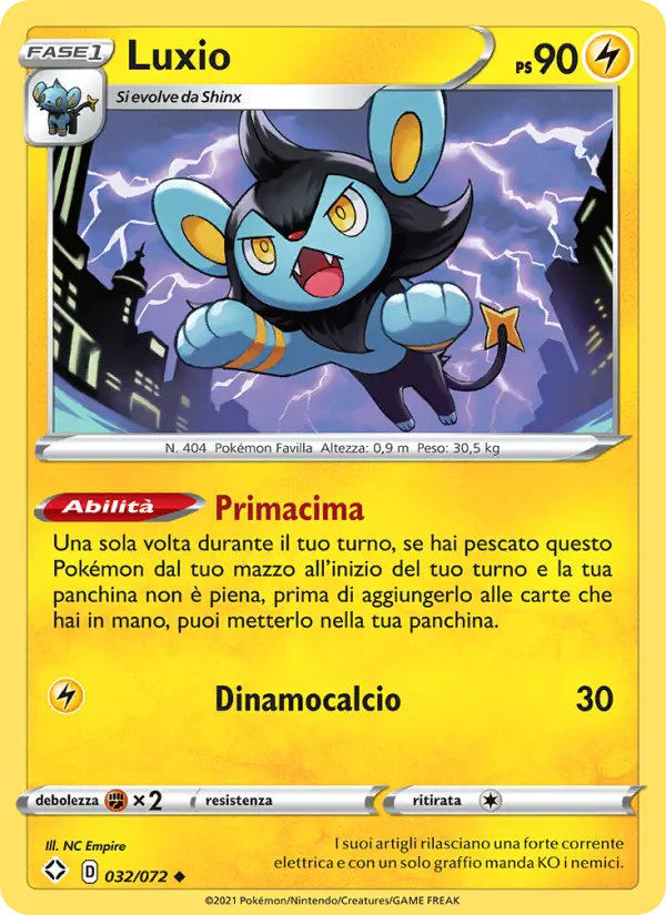 Luxio, Destino Splendente No. 32