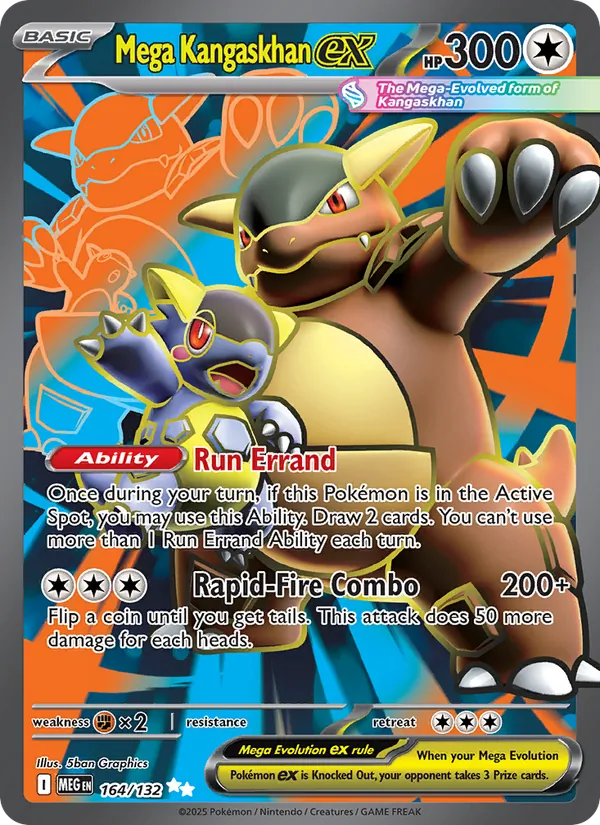 Mega Kangaskhan ex, Mega Evolution No. 164