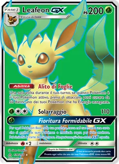 Leafeon GX, Ultraprisma Nº 139 Normal