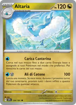 Altaria, Scintille Folgoranti Nº 134 Normal