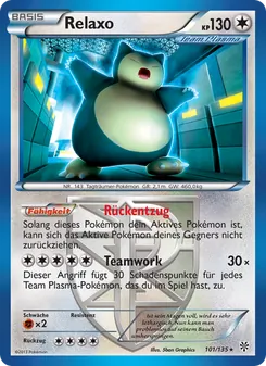 Relaxo, Plasma-Sturm Nº 101 Normal