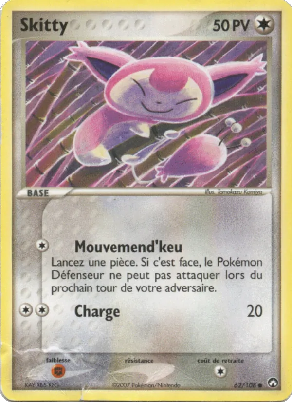 Skitty, EX Gardiens du Pouvoir No. 62
