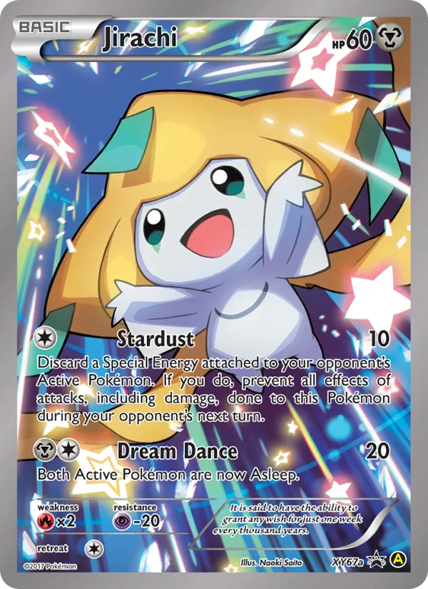 Jirachi, XY Black Star Promos No. XY67a
