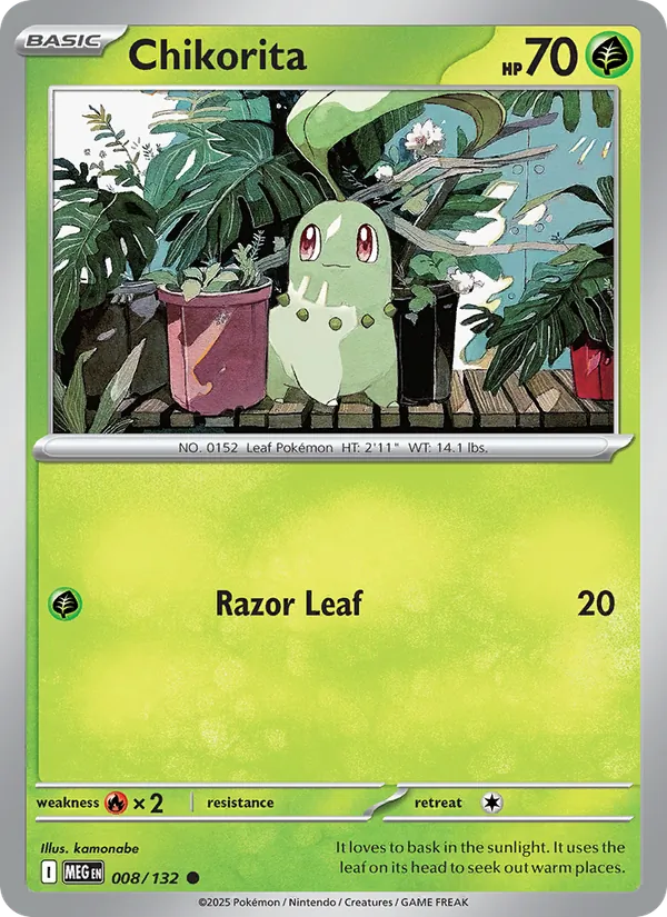 Chikorita, Mega Evolution Nº 008
