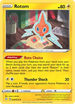 Rotom, Shining Fates No. 34 Normal