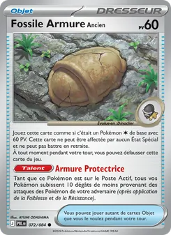 Fossile Armure Ancien, Nuit Noire No. 072 Normal