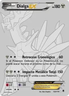 Dialga EX, Fuerzas Fantasmales No. 122 Normal