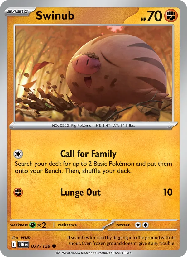 Swinub, Journey Together No. 077