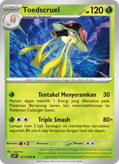 Toedscruel, Violet ex No. 011 Normal