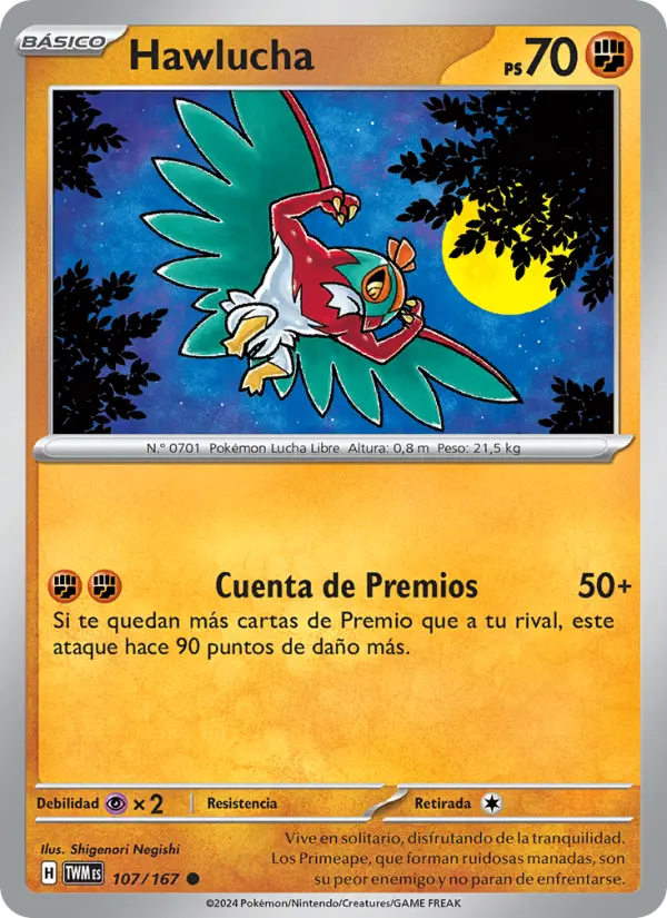 Hawlucha, Mascarada Crepuscular No. 107