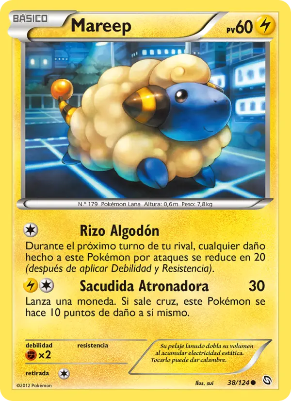 Mareep, Dragones Majestuosos Nº 38