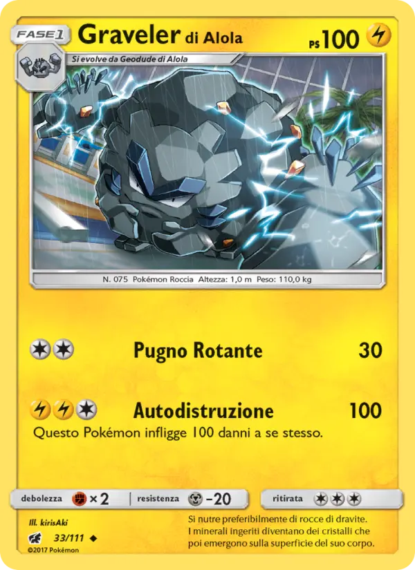 Graveler di Alola, Invasione Scarlatta No. 33