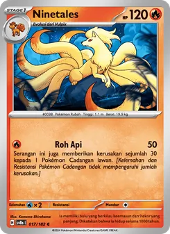 Ninetales, Kilat Rasi No. 017 Normal