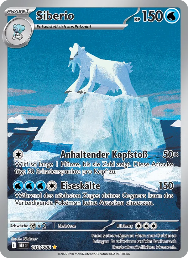 Siberio, Schwarze Blitze No. 110