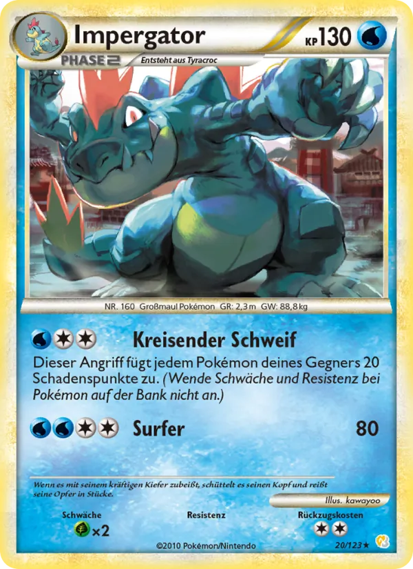 Impergator, HeartGold SoulSilver Nº 20