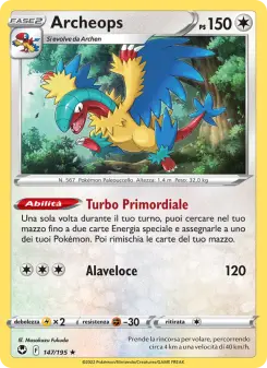 Archeops, Tempesta Argentata No. 147 Holo
