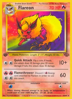 Flareon, Jungle No. 19 Normal