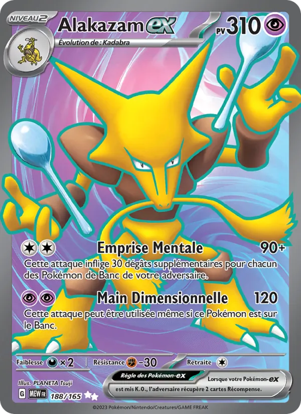 Alakazam-ex, 151 Nº 188