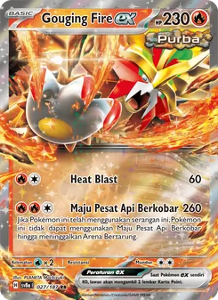 Gouging Fire ex, Festival Terastal ex No. 027 Normal