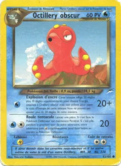 Octillery obscur, Neo Destiny Nº 62 Normal
