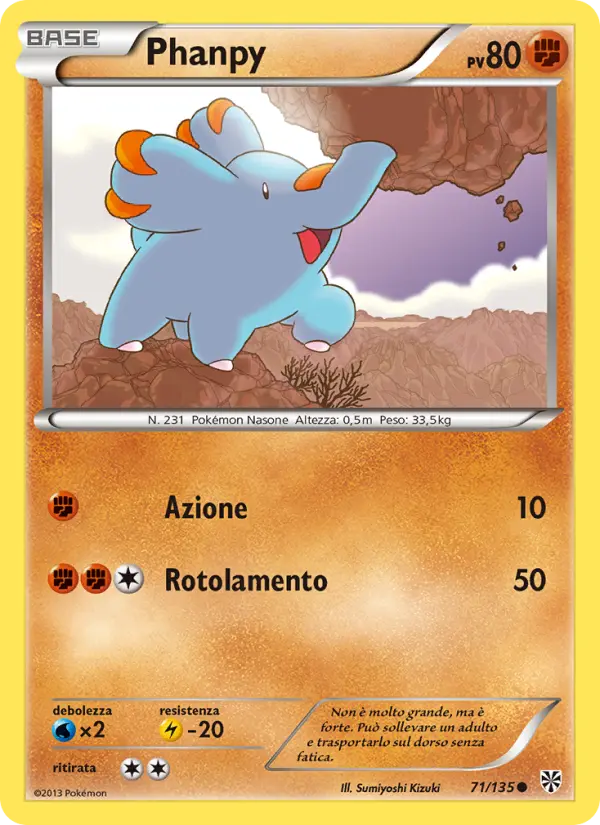 Phanpy, Uragano Plasma Nº 71