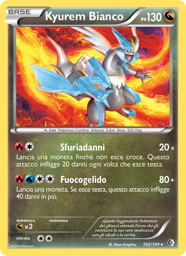 Kyurem Bianco, Confini Varcati No. 102