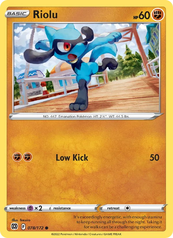 Riolu, Brilliant Stars No. 078