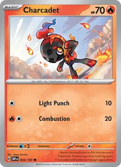 Charcadet, Obsidian Flames No. 043 Normal