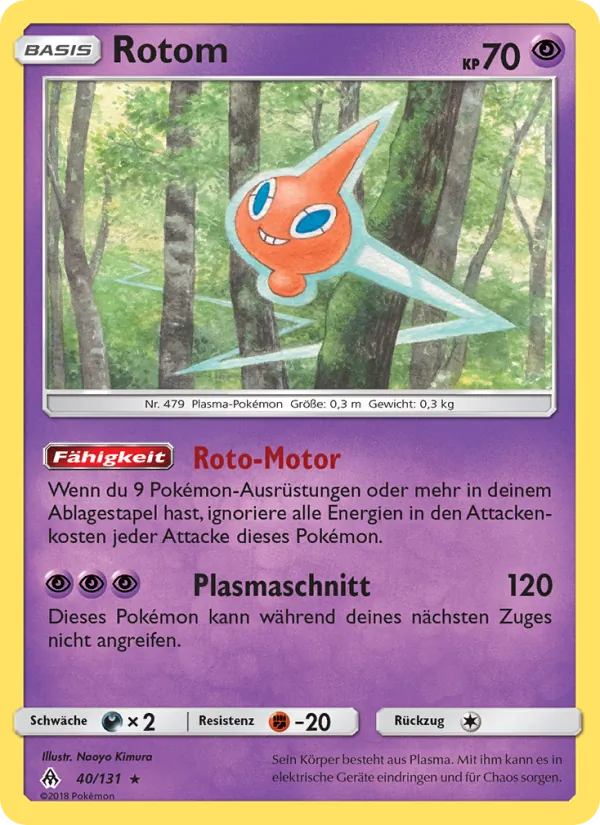 Rotom, Grauen Der Lichtfinsternis No. 40