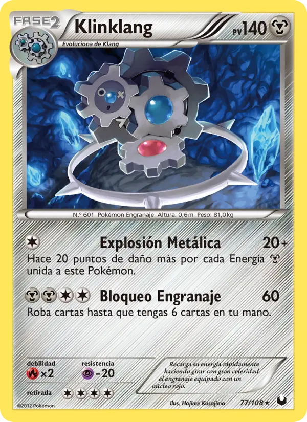 Klinklang, Oscuros Exploradores No. 77