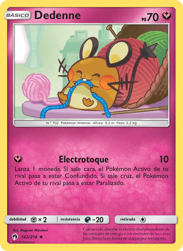 Dedenne, Truenos Perdidos Nº 142